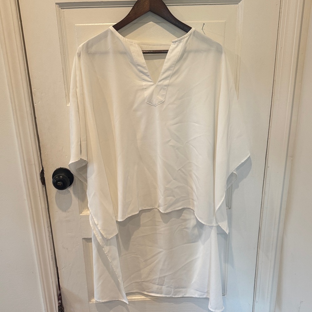 White Hi-Lo Women’s Tunic